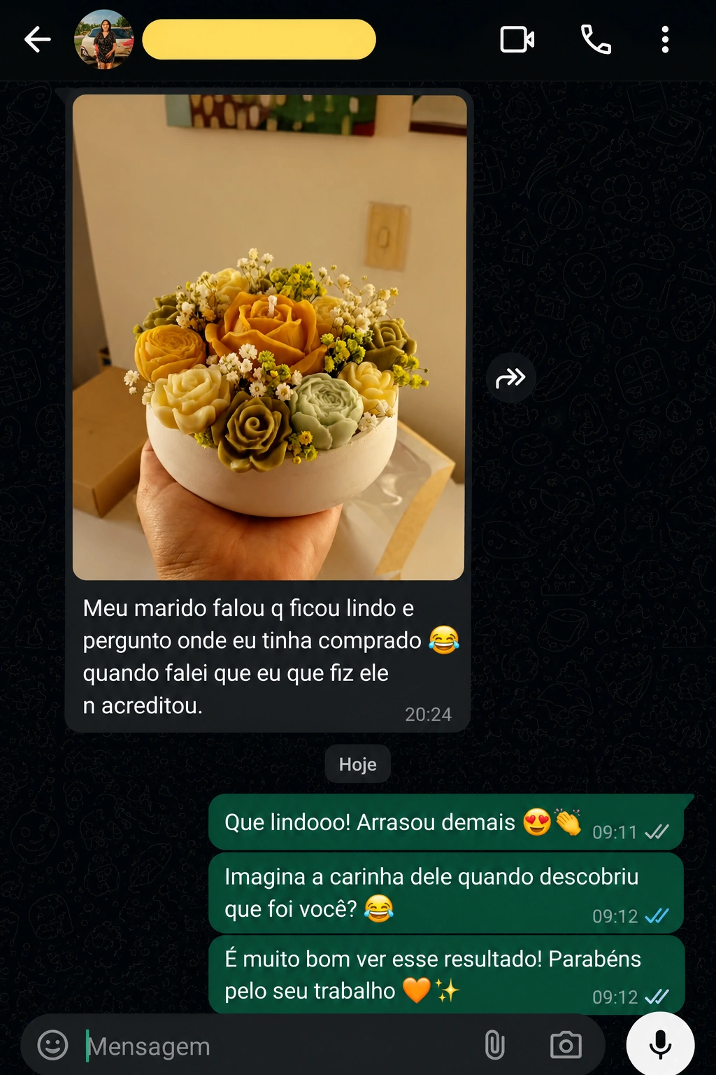 Depoimento aluna